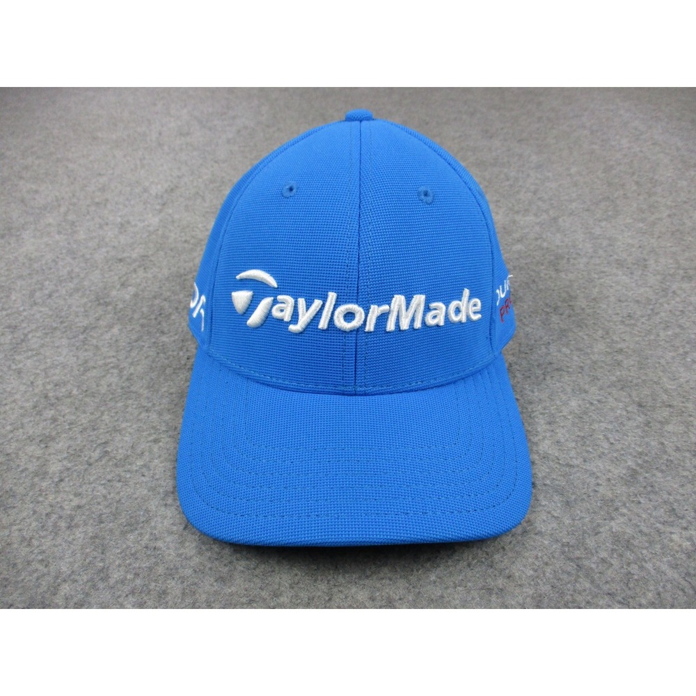 Taylor Made Hat Cap Strap Back Mens Blue White Tour Preferred SLDR Golf